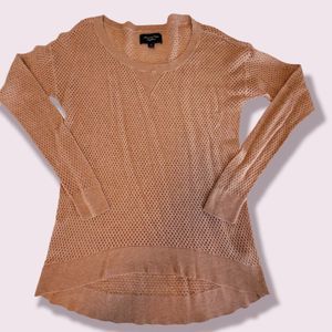 Small American eagle dusty rose light weight peforated cotton blendcover up